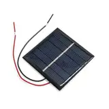 FACULX Mini-Solarpanel, 2–3 V, 0,4 W, 60 x 60 mm, polykristallines Mini-Solarpanel, tragbares Kletter-Schnellladegerät für Camping, Wandern, Outdoor-Aktivitäten