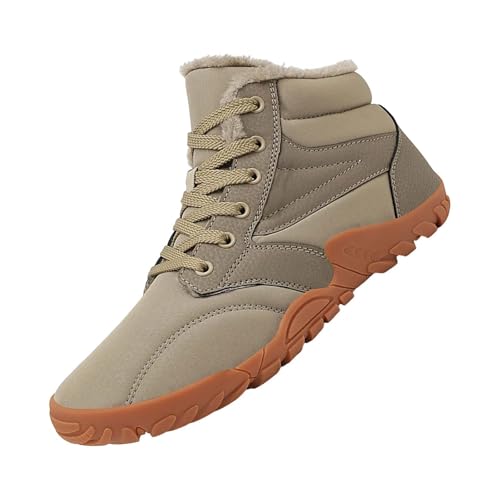 Barfußschuhe für Herren, Barfuß, breite Zehenbox, wasserdicht, Wanderstiefel, Wanderschuhe, Herren, wasserdichte Schuhe, leicht, hohe Taille, Trekking-Schuhe für Outdoor-Rucksackreisen,