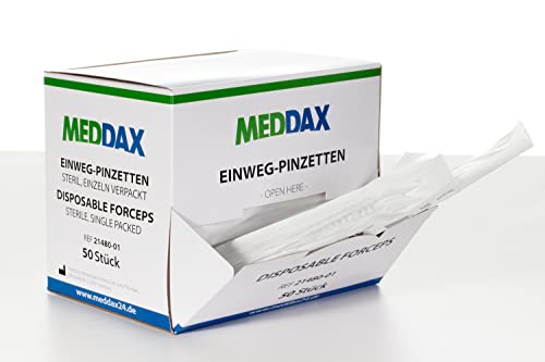 MEDDAX Einmal-Pinzetten steril 50 Stück