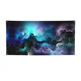 3D-Grafik-Universum-Druck-Banner, Party-Banner, personalisierte Banner, passend für Innen- und Außenbereich