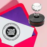 Erstellen Sie Ihren eigenen individuellen Business-Logo-Stempel, kleines Geschäftsbedarf