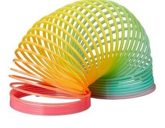 Posten Anker Premium Regenbogenspirale I Regenbogen Spirale I Bunt I 9 cm I Lauffeder I Springspirale I Mitbringsel I Mitgebsel I Geschenk I Kindergeburtstag