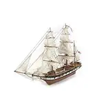 Occre 12005 HMS Beagle Detailliertes Modellier-Set, Braun