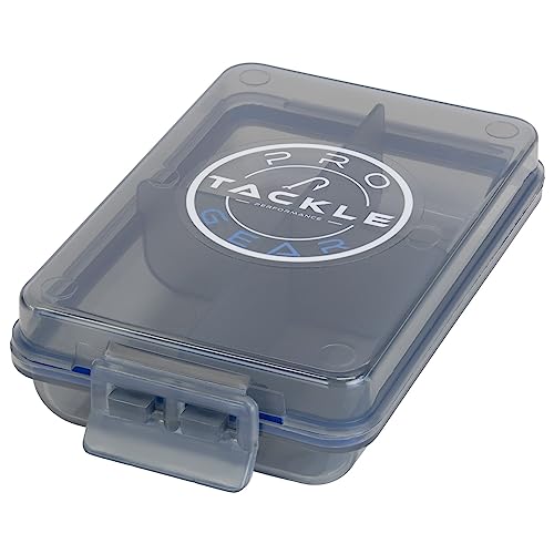 Pro Tackle Lure Box Kleinteilbox Köderbox Sortierbox grau Angelbox wasserdicht (X-Small - 8,6 x 5,8 x 2,9cm)