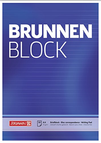 Briefblock A4 70g BRUNNEN lin