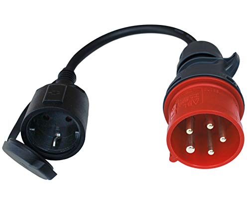 CEE Adapter Starkstrom 16 A Stecker auf 230V Kupplung