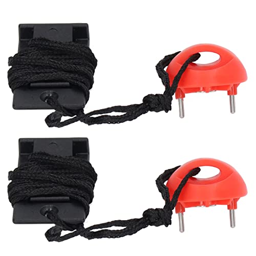 VGEBY Laufband-Sicherheitsschalter, 2 Stück Universal-Laufbandschlüssel, Magnetischer Sicherheitsschalter, Not-Aus für Zubehör für Trainingsgeräte Kombinierte Fitnessprodukte