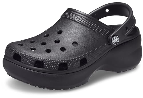 Crocs womens Classic Platform Clog Platform, Black, 38/39 EU