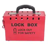 Lockout Tagout Gruppen Schließkasten, Tragbarer Sicherheits Gruppen Vorhängeschlosskasten, 13 Gauge Lockout Tagout Gruppen Schließkasten für die OSHA Compliance Gruppe