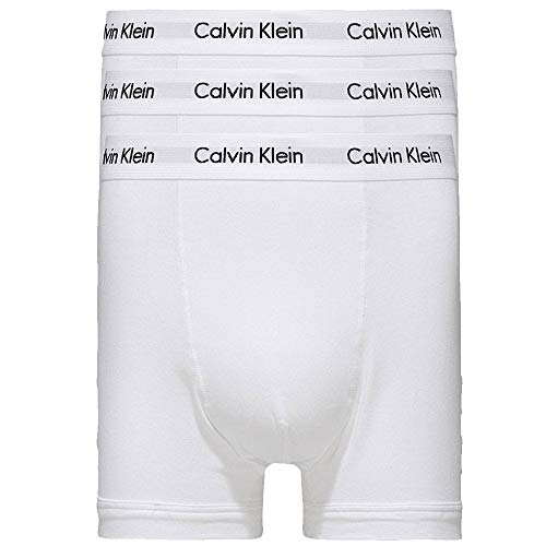 Calvin Klein Herren Trunk 3pk 0000u2662g, Weiß, L