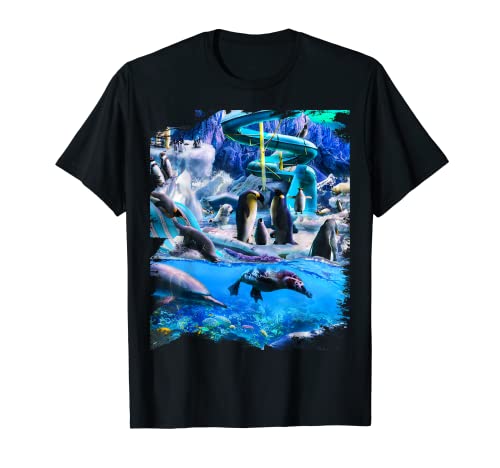 Pinguin-Wasser-Spaßpark, Kaiserpinguine des Arktischen T-Shirt