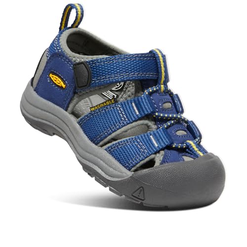 KEEN Unisex-Kinder Newport H2 Trekking- & Wandersandalen, Blau (Blue Depths/Gargoyle), 32/33 EU