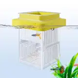 FEDOUR Upgrade Zuchttanks für Aquarien, Schwimmender doppelstöckiger Aquarium-Ablaichkasten und Isolationsbox, 13cm Aquarien Brutkasten für Babyfische/Schwangere/Garnelen/Clownfische/Guppys