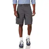 Amazon Essentials Herren Cargo-Shorts mit klassischer Schnitt (erhältlich in Big & Tall), Grau, 36W