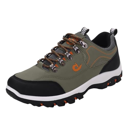 Freizeitschuhe Herren wasserdichte Schuhe Wanderschuhe Wasserdicht Outdoor Anti-Rutsch Wanderstiefel Sportlich Atmungsaktiv Stiefeletten Sportschuhe rutschfeste Trekkingschuhe