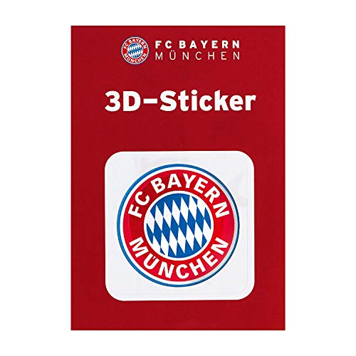 FC Bayern München 3D Aufkleber Logo bunt