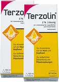 TERZOLIN 2 x medizinische Schuppen-Kur - 2% Lösung zur Anwendung bei Jugendlichen und Erwachsenen - 2 x 100 ml, 400 g