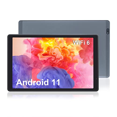Tablet 10.1 Zoll,Android 11 Tablets mit 5G+WiFi6,3GB RAM 32GB ROM Speicher,1280x800 IPS HD Glas Touchscreen,Quad-Core Prozessor,5MP + 8MP Kamera,Bluetooth 5.0,6000mA Akku Y,Metall Korpus (grau)