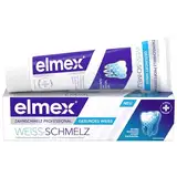 elmex Zahnpasta Opti-Schmelz Professional Weiss-Schmelz 75ml - starker Zahnschmelz und weißere Zähne mit weniger Verfärbungen