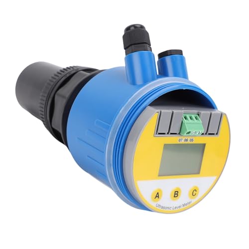 Ultraschall-Füllstandsmesser, Flüssigkeitsstandsensor, LCD-Wasserstandssensor, digitaler Ultraschall-Füllstandsmesser,integrierte LED-Anzeige,4–20 mA Analogausgang,24 V
