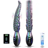 Dildo Vibrator Sex Spielzeug für die Frau,G Punkt Vibratoren mit Klitorisstimulation für Frauen mit 9 VibrationModi & LCD-Display,Vibratorensets für Frauen Anal Dildo Anal Plug Anal Vibrator Sex Toy.