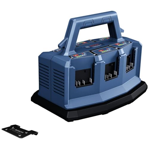 Bosch Professional 18V System Multi-Ladegerät GAL 18V6-8 (inkl. Akkuladestrom: 8A, inkl. L-BOXX-Adapter, ohne Akku)