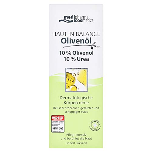 Olivenöl Haut in Balance Dermatologische Körpercreme | Pflegt intensiv und beruhigt die Haut | Bei sehr trockener, gereizter und schuppiger Haut | 200 ml