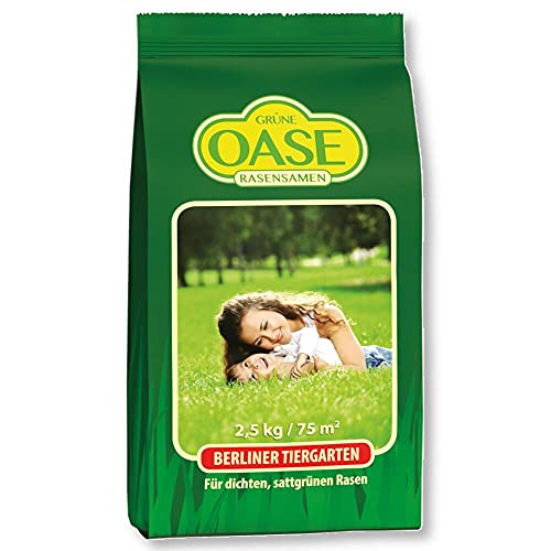 Oase Berliner Tiergarten 2,5 kg Rasensamen Gras Samen Rasen Sport Familie Robust