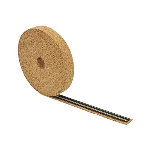 SPD UK N Gauge Korkbahnunterlage, Rolle für Handwerk, Modelleisenbahn-Set, Design, 10 m x 25 mm, 2 mm dick