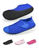 SUTIYO Badeschuhe Damen Herren Wasserschuhe Strandschuhe Schwimmschuhe rutschfest Aquaschuhe Barfußschuhe Surfschuhe (Blau, Erwachsene, Herren, 42, Numerisch (von/bis), EU Schuhgrößensystem, 43, M)