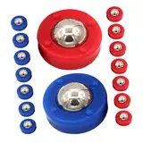 Yardwe 16St Shuffleboard-Pucks Roller Shuffleboard-Tischpucks Kinderspielzeug tischspiele für Kinder Eisstockschießen Spielset für Kinder Brettspiel rollende frei gleitender Wulst