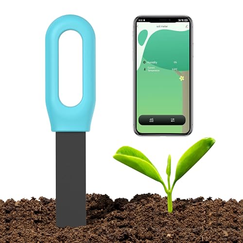 Haozee Smart Zigbee Bodenfeuchtesensor, erfordert TUYA HUB, unterstützt Zigbee2mqtt Home Assistant, Feuchtigkeitsmesser für Pflanzen mit Echtzeiterkennung, Bodenmesser für den Garten