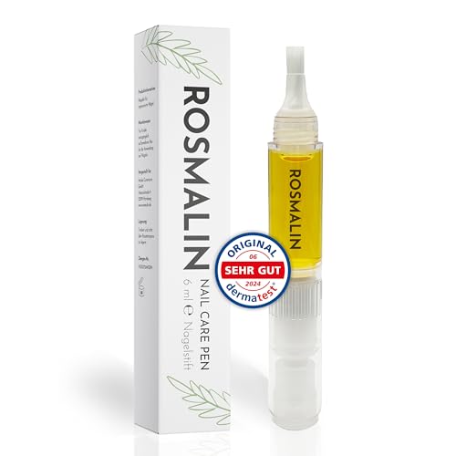 Rosmalin® Nail Care Pen - Wirksam & effektiv - Aus Deutschland - Für gepflegte Fußnägel & Fingernägel - Nagel Stift | Nagel-Hautschutz | Nicht aus Österreich, 6 ml