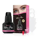 Beauty7 wimpernkleber für Wimperverlängerung DIY Kleber Sensitive Kleber For Permanent Lashes Eyelash Adhesive dauerhafter wimpernkleber für Dauerwimpern Schwarzer wasserfester Permanentkleber 5ml