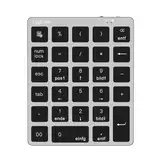 LogiLink ID0212 - Kabelloses 28-Tasten Keypad mit BT 5.0, Scherenmechanik