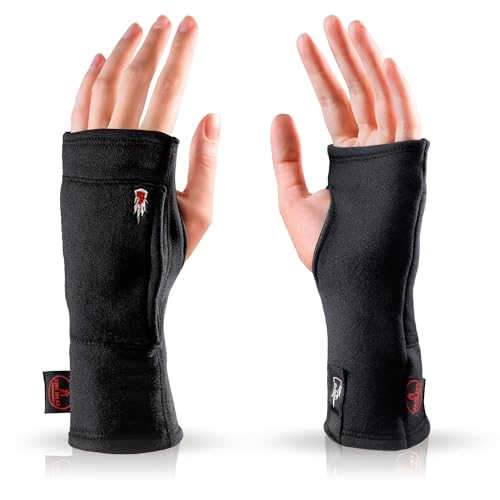 THE HEAT COMPANY - Merino Tube - Fingerlose Merino Handschuhe - Premium Qualität - Pulswärmer für Damen & Herren - ohne Fingerkuppen: Halbfinger Handschuhe - Handstulpen für den Winter