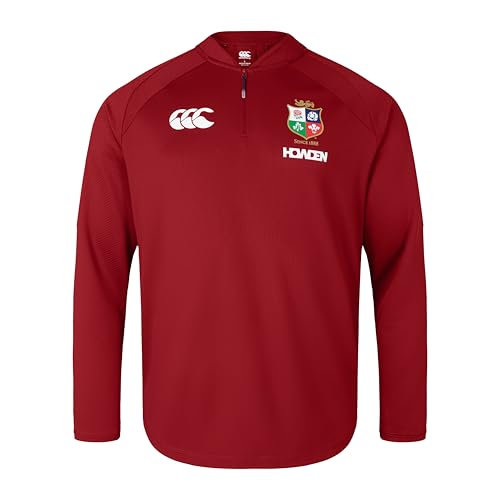 Canterbury Herren British and Irish Lions Everest 1st Layer Hemd, Rote Dahlie, L