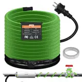 Vrietina Selbstregulierendes Heizkabel, 12M Frostschutz Heizkabel mit eingebautem Thermostat zum Schutz von Wasserrohren Ideal für Pflanzen Wasserdichte mit Schutzkontaktsteck 35W/m 230V IP68