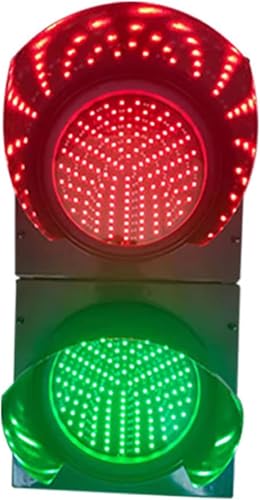 BAOLIQ Warnleuchten für den Außenbereich, Amphorische LED-Lichter, rote und grüne Amphor-Signalleuchten für industrielle Ladestationen, Autobahnhäuser (Wiring Control, 220 V)