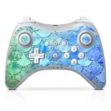 DeinDesign Skin kompatibel mit Nintendo Wii U Pro Controller Folie Sticker Girl Style Animal-Look Farbverlauf