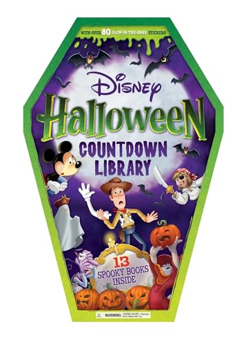 Disney - Halloween Story Library: With 13 Spooky Stories and 80 Glow-in-the-dark Stickers