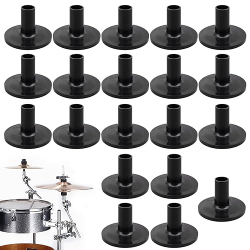 Collect Light 20 Stück Beckenständer Beckenhüllen für Trommelbeckenständer Ersatz für Shelf Drum Kit Beckenständer Zubehör für Becken Hi-Hat-Filze Ersatzzubehör für Shelf Drum