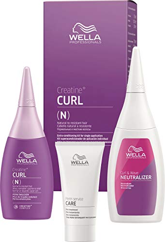 Wella Professionals Permanentes Styling Curl Set für eine Komplettanwendung (N) Normales bis widerspenstiges Haar: Permanente Well-Lotion 75 ml + Fixi