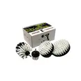 Automotive Soft White Autozubehör Auto Reinigungsbürste - Bohrbürste - Radbürste - Automatten - Detailbürste - Teppichreiniger - Polsterreiniger - Bootszubehör - Stoffsitzreiniger