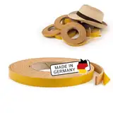 Korkstreifen selbstklebend, 5 m lang, 1,5 cm breit und 3 mm dick, zuschneidbar, Korkstreifen Dehnungsfuge, Hutband, Korkband, Kork selbstklebend, Hutverkleinerer selbstklebend – Made in Germany