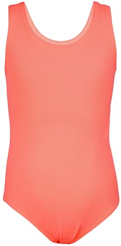 Aquarti Mädchen Badeanzug mit Ringerrücken – Sport Badeanzug Mädchen, Chlorresistent, Farbe: Jacquard Punkte Orange, Größe: 146