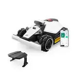 MAMMOTION LUBA mini AWD 800 Mähroboter ohne Begrenzungskabel, NetRTK+Vision, Keine RTK-Antenne erforderlich, Auto-Kartierung, Empf. 800m², Max. 1000m², mit 4G-Modul, 80% Steigung
