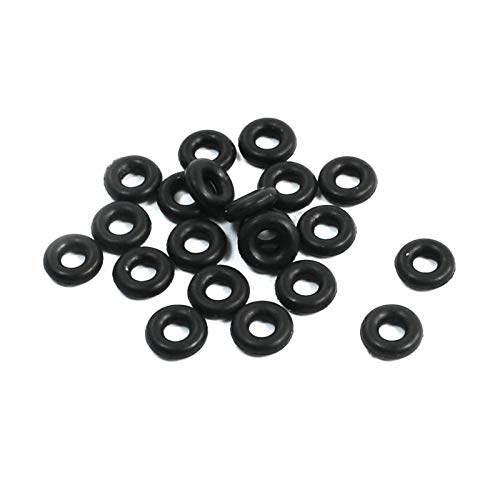 Leloo Lcuihong-O-Ring Unterlegscheiben 20 Teile/los Black Gummi 5mmx2mmx1.5mm Öldichtung O Ringe Dichtungen Waschmaschinen für Workshops Garagen und Sanitärdienstleistungen Verschleißfest