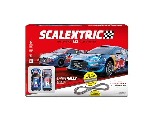 SCALEXTRIC - Originalstrecke - Komplette Rennstrecke - Maßstab 1:32 (Open Rally Set)