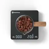 Mini-Kaffeewaage mit Timer, Maestri House Espresso Waage, 2kg/0.1g Genaue wiederaufladbare Waage für Espresso und Pour-Over Kaffee, Tragbare digitale Küchenwaage mit automatischer Zeitmessung